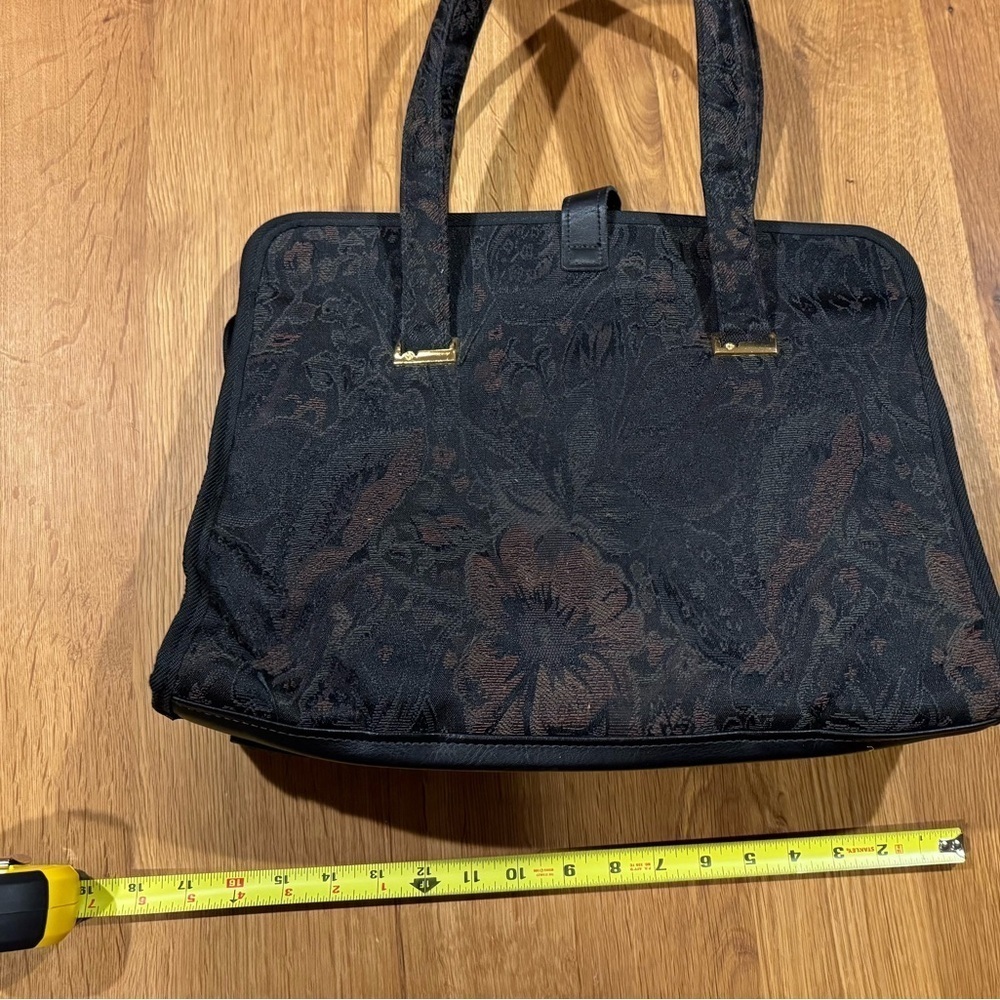 Vintage Samsonite Esteem 1992 Tapestry Floral Travel Bag Carry-On Weekender - Picture 8 of 10